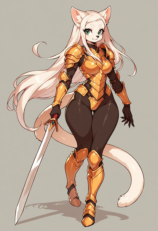 Furry in Armor / 30 Pictures / Image Pack