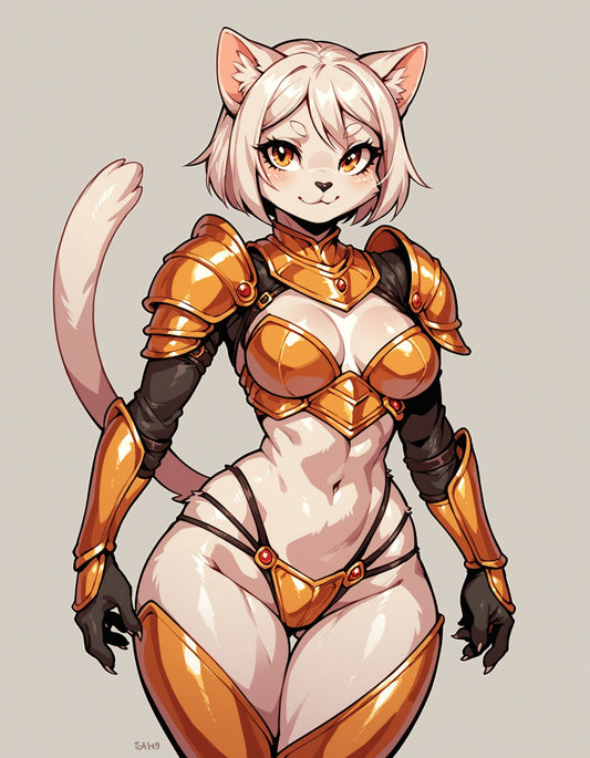 Furry in Armor / 30 Pictures / Image Pack