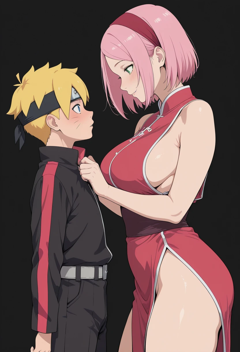 Sak.ura and Bor.uto / 150 Pictures / Image Pack