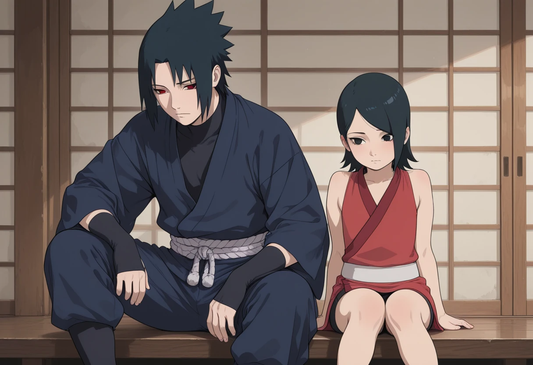 Sasuke and Sarada / 250 Pictures / Image Pack